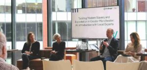 Panel at Modern Slavery event in Manchester