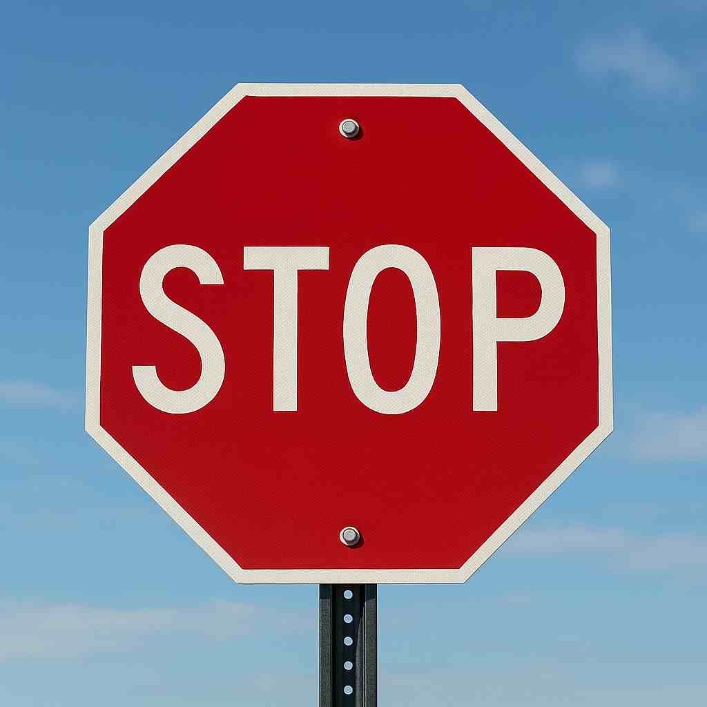 stop sign